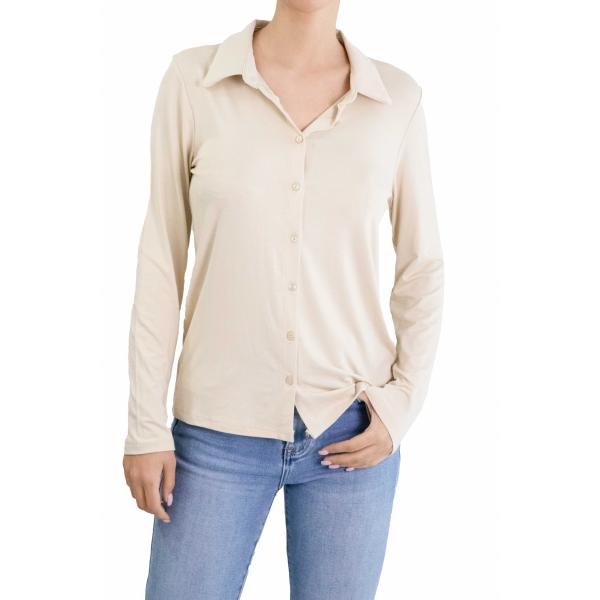 Camicia tinta unita